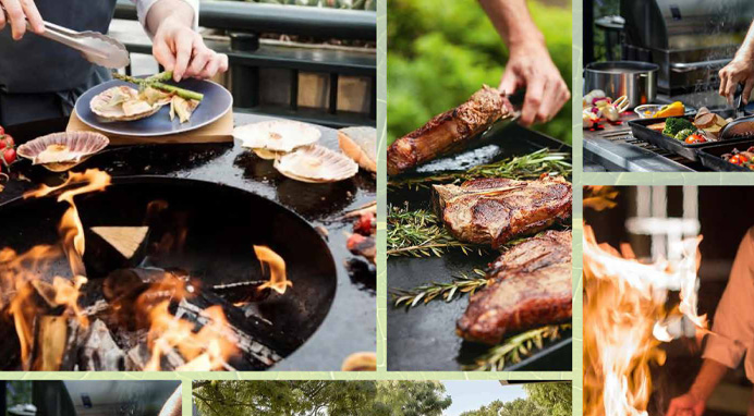 Live cooking stations with private chefs to showcase their skills. Residents can gather family and friends to hold BBQ parties in an open outdoor space.